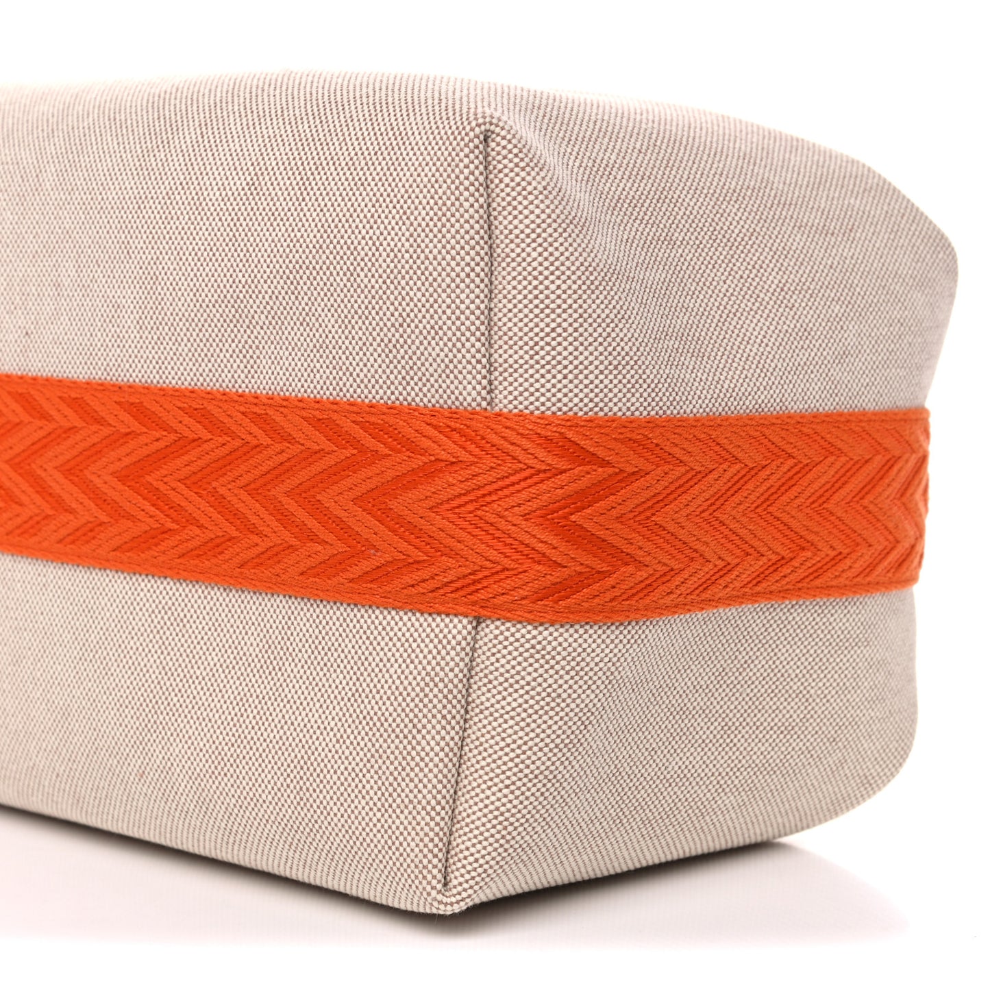 Canvas Small Bride-A-Brac Pouch Natural Orange