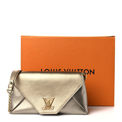 Louis Vuitton Metallic Calfskin Love Note Gold Silver 10 of 10