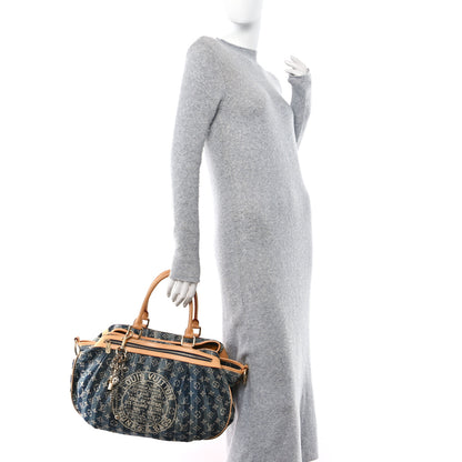 Louis Vuitton LOUIS VUITTON Denim Raye Cabas GM 2 of 14