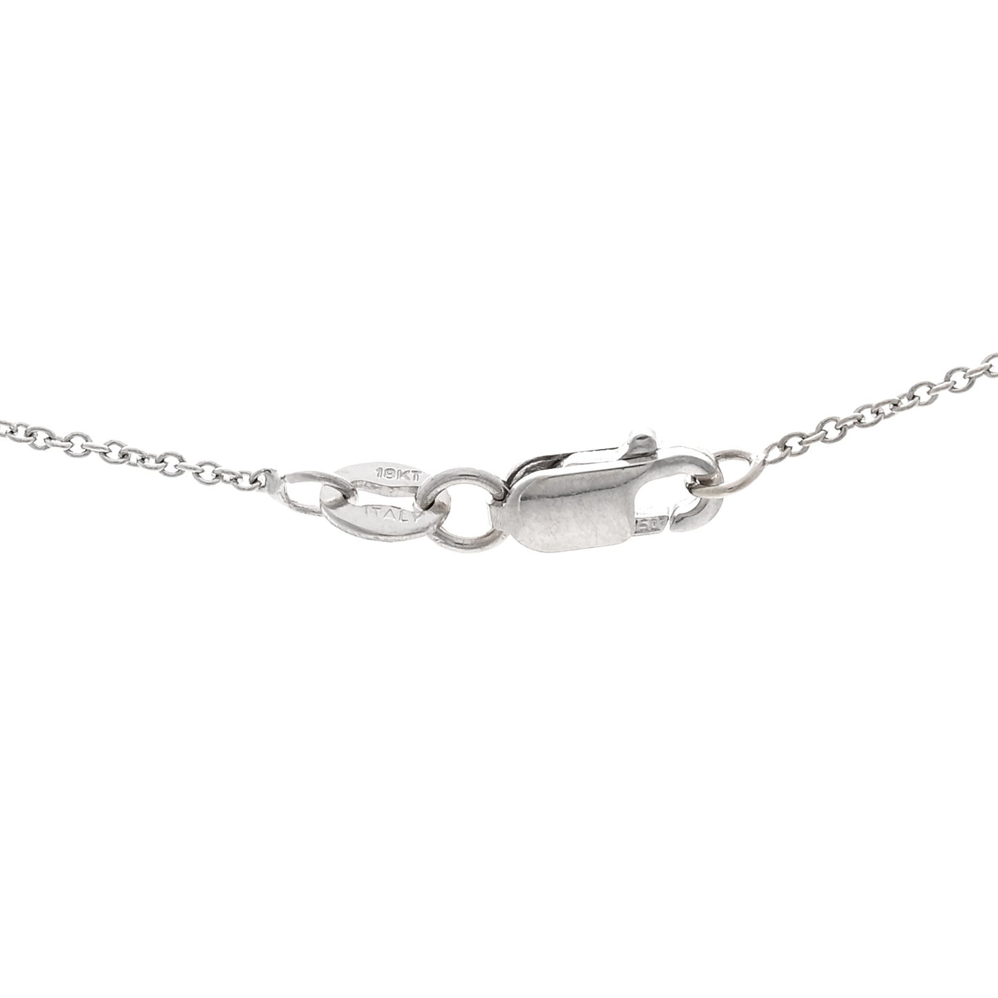 18K White Gold Diamond Tiny Treasures Heart Pendant Necklace