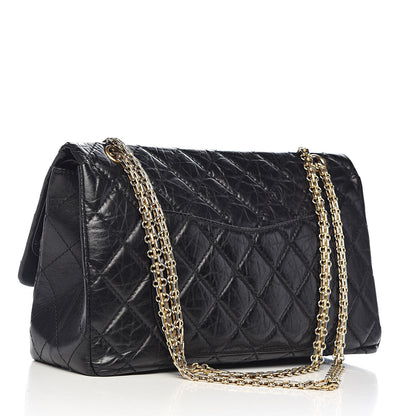 Chanel Aged Calfskin Quilted 2.55 Reissue 227 Flap Black 4 of 16