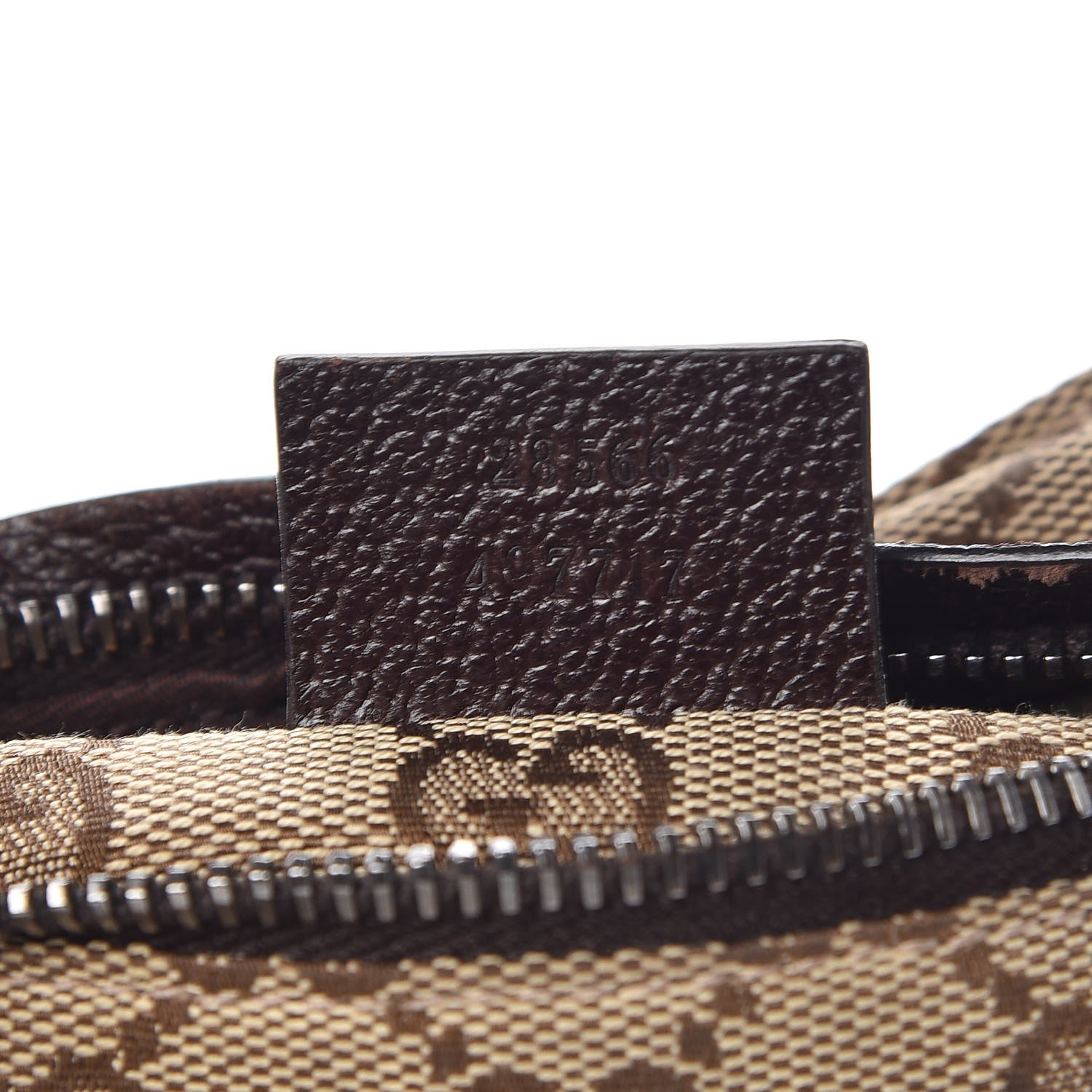 Gucci GG Monogram Double Pocket Belt Bag Dark Brown 8 of 8