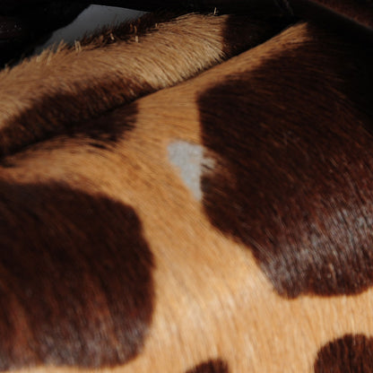 Prada Calf Hair Giraffe Print Tote Sabbia Moro 16 of 16