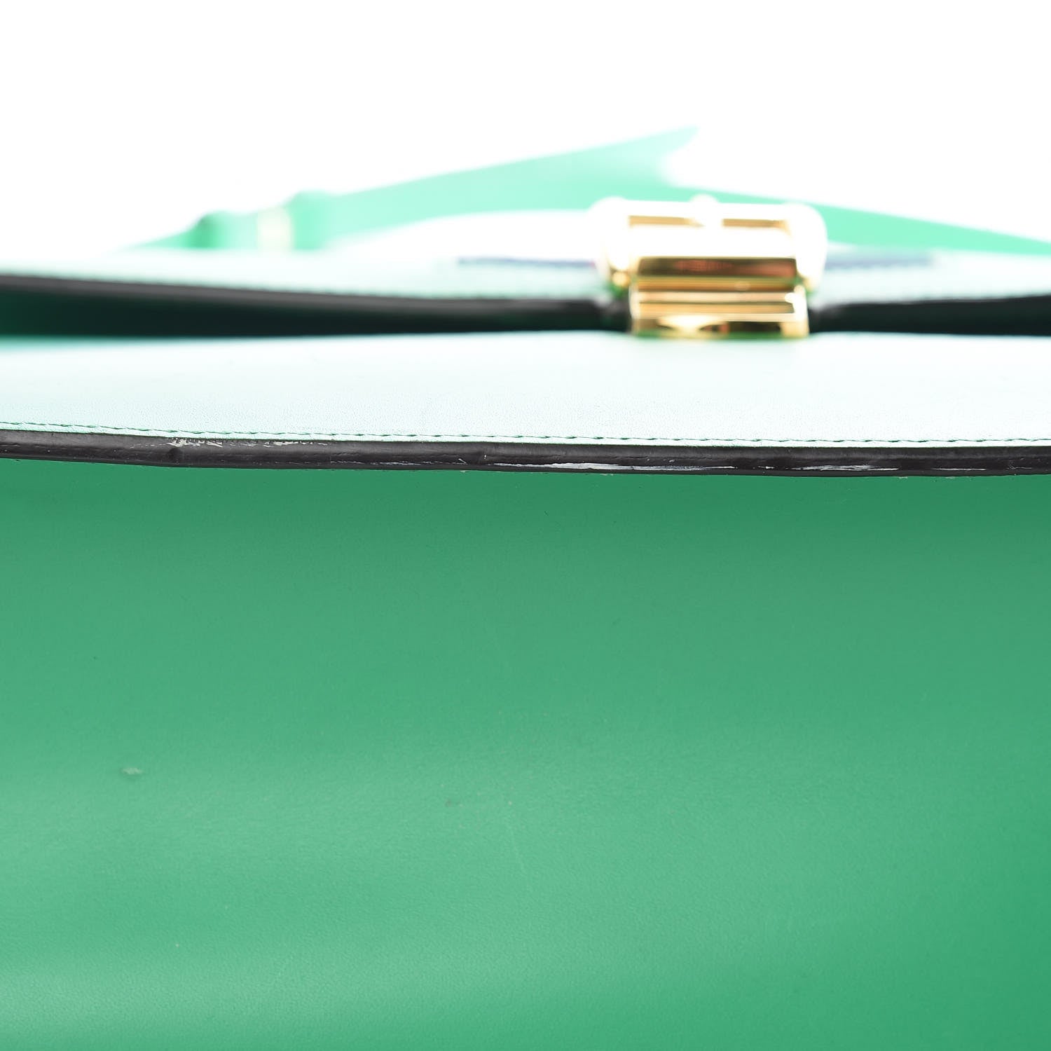 Gucci Vitello Fontanella Web Medium Sylvie Top Handle Bag Synthetic Green Garden 9 of 12
