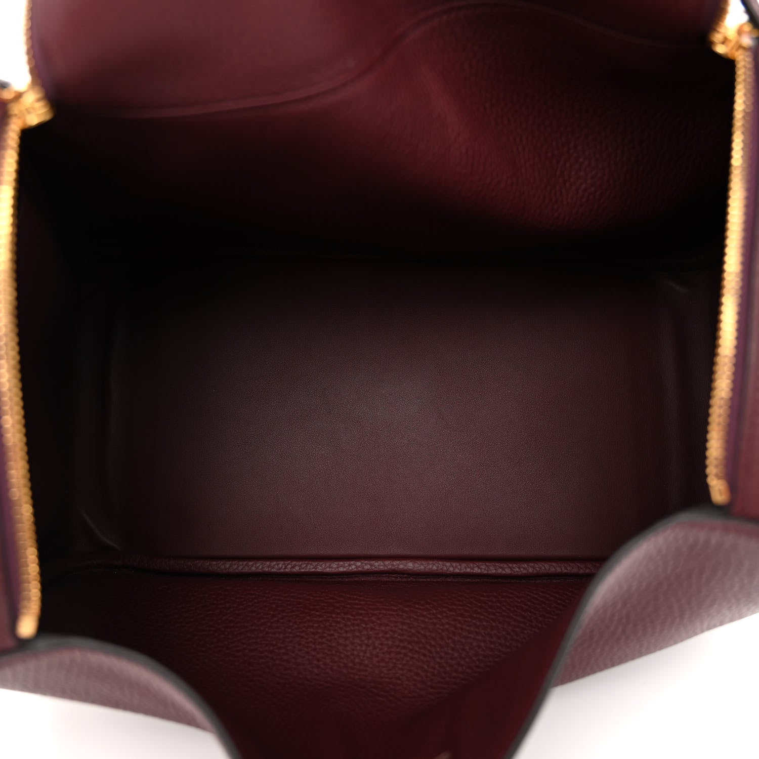 Hermes Taurillon Clemence Lindy 34 Bordeaux 5 of 10