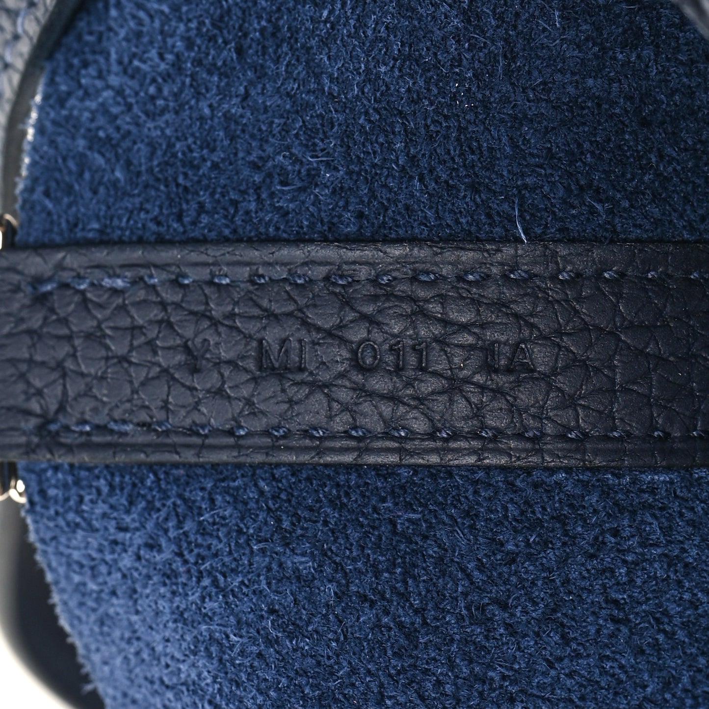 Taurillon Clemence Picotin Lock 22 MM Bleu Nuit
