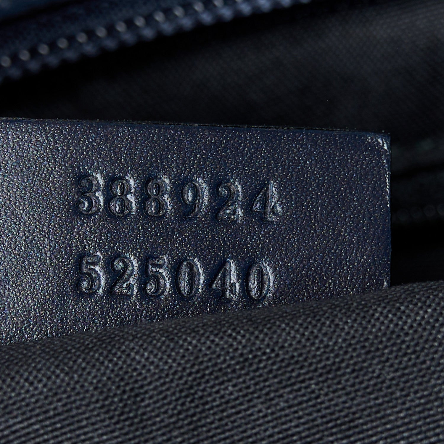 Gucci GG Plus Monogram Medium Flat Messenger Bag Navy 7 of 12