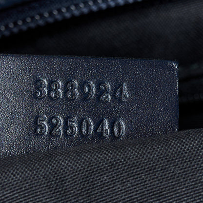 Gucci GG Plus Monogram Medium Flat Messenger Bag Navy 7 of 12
