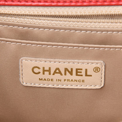 Chanel Lambskin Quilted Large Golden Class Flap Red 5 of 18