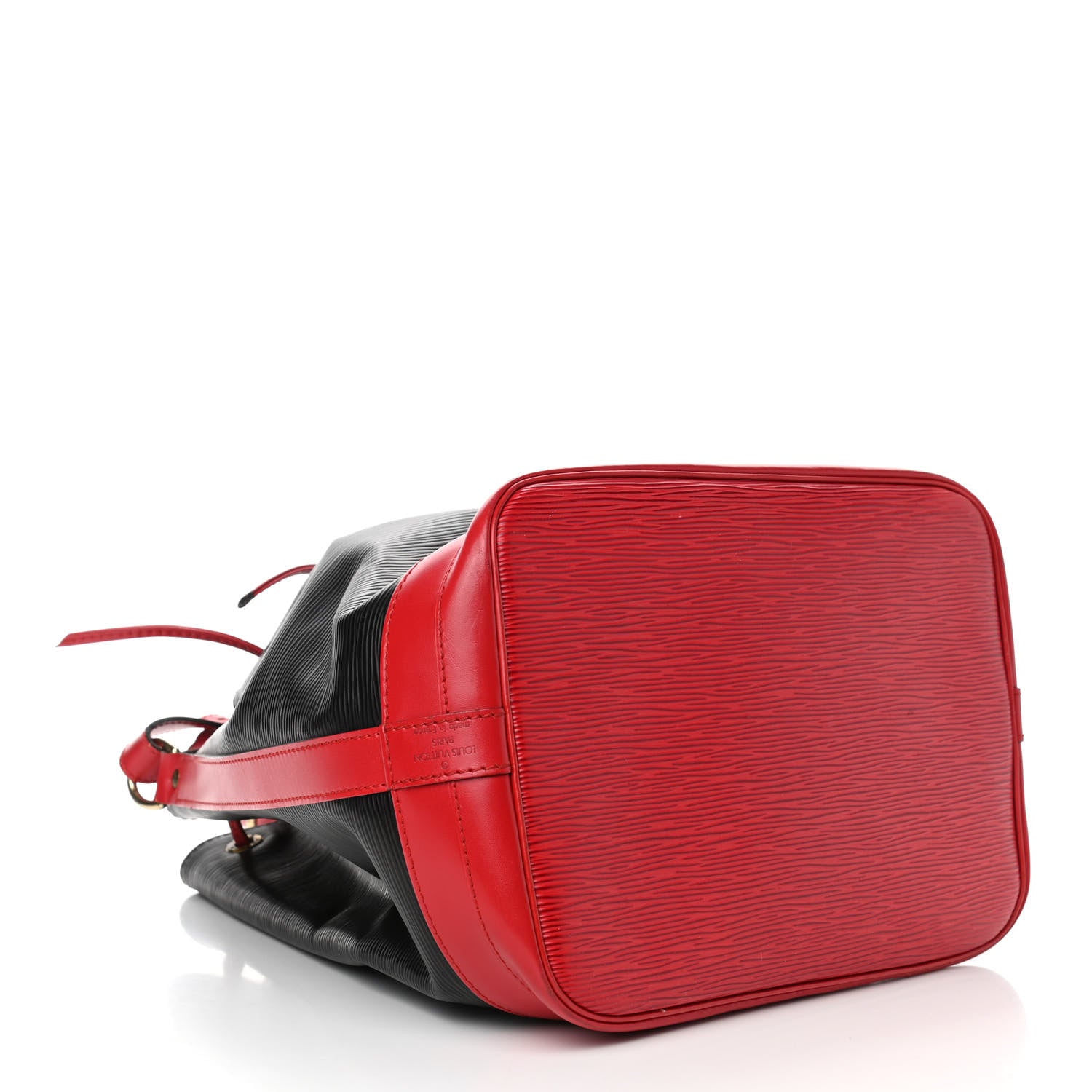 Louis Vuitton Epi Bi-Color Noe Castillan Red Black 4 of 15