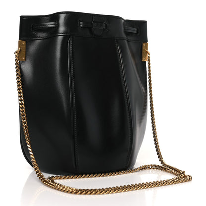 Saint Laurent Smooth Calfskin Small Talitha Bucket Bag Black 3 of 10