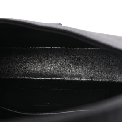 Saint Laurent Satin Le 5 A 7 Mini Hobo Black 5 of 10