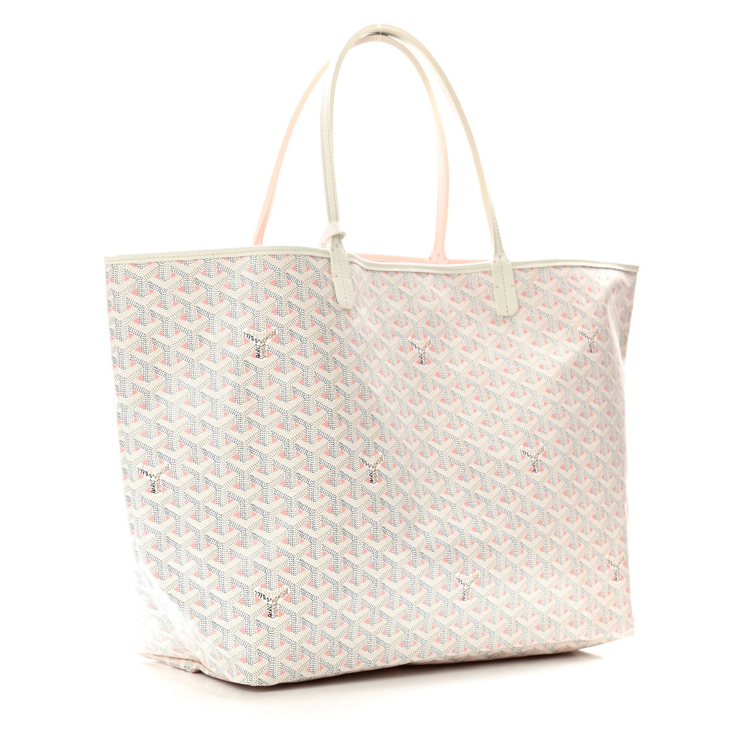 Goyardine Saint Louis Claire Voie GM White Pink