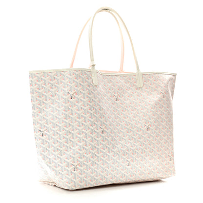 Goyard Goyardine Saint Louis Claire Voie GM White Pink 4 of 11