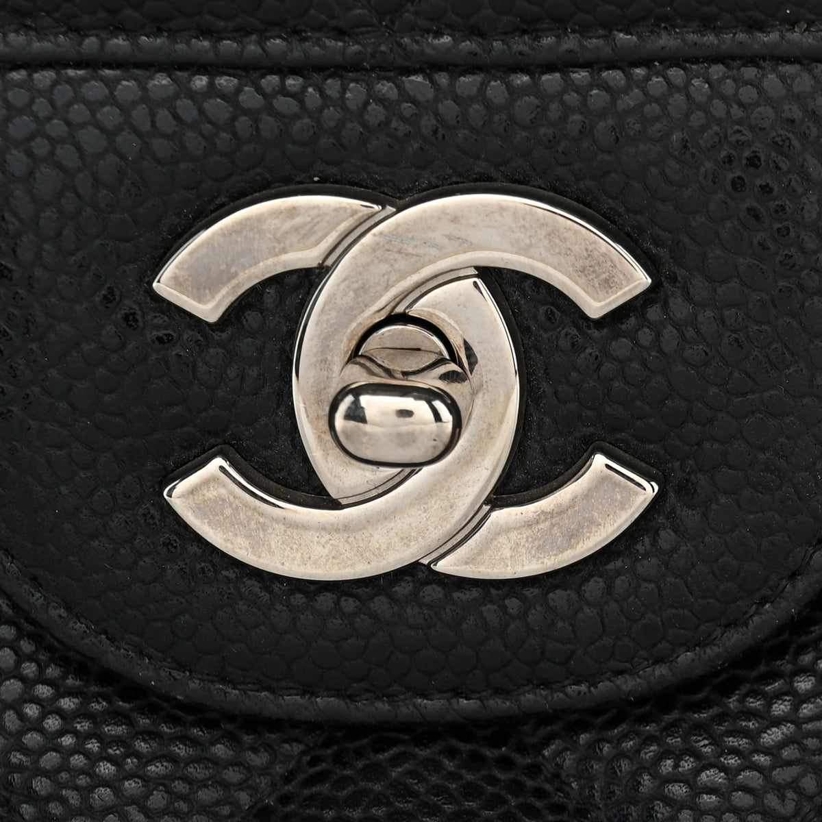 Chanel Caviar Quilted Jumbo Single Flap Black 13 of 13