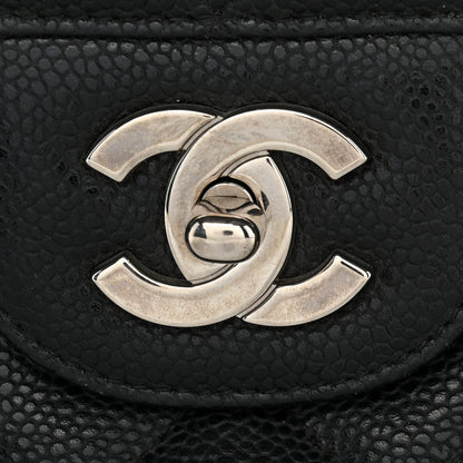 Chanel Caviar Quilted Jumbo Single Flap Black 13 of 13