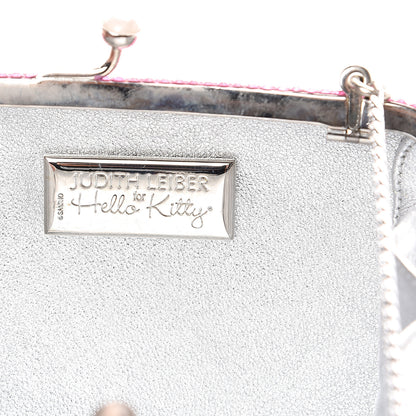 Judith Leiber Swarovski Crystal Hello Kitty Minaudiere Clutch Pink 7 of 8
