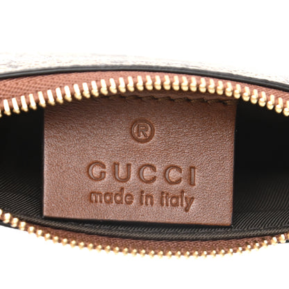 Gucci GG Supreme Monogram Key Case Beige Ebony Cuir 6 of 7