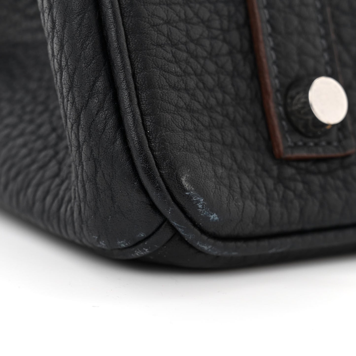 Fjord Barenia Crinoline Club Birkin 35 Bleu Indigo