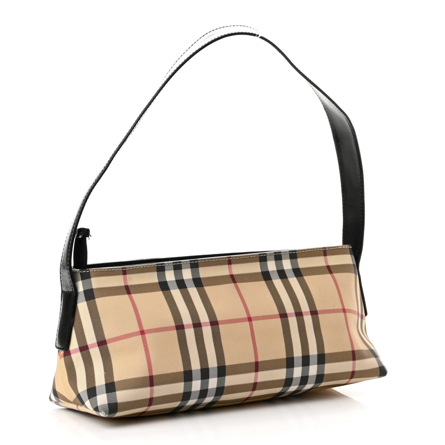 House Check Small Shoulder Bag Black