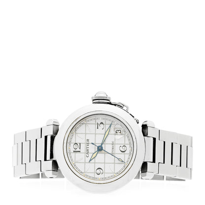 Cartier Stainless Steel 35mm Pasha C Automatic Watch 2 of 4