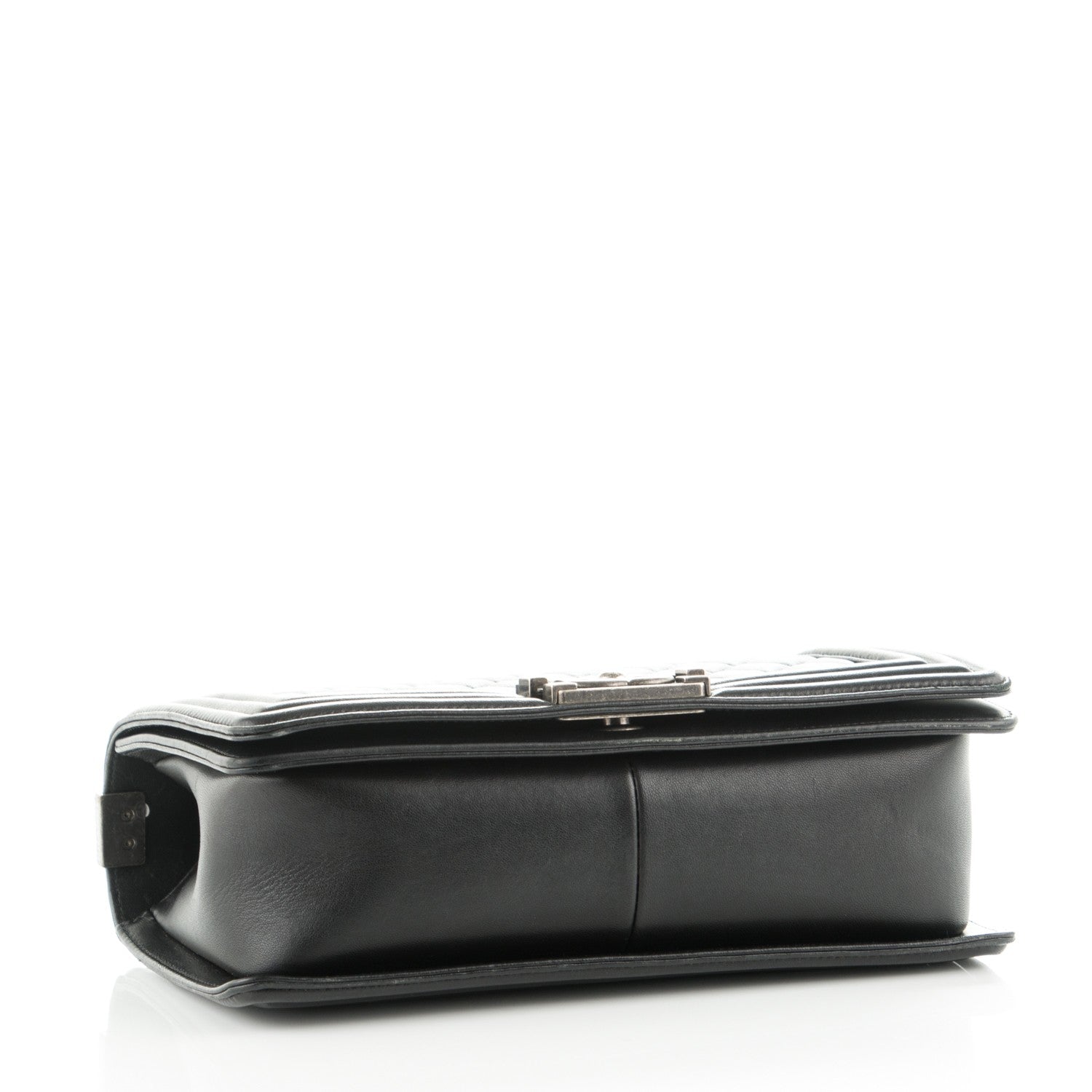 Chanel Lambskin Quilted Medium Boy Flap Black 4 of 8
