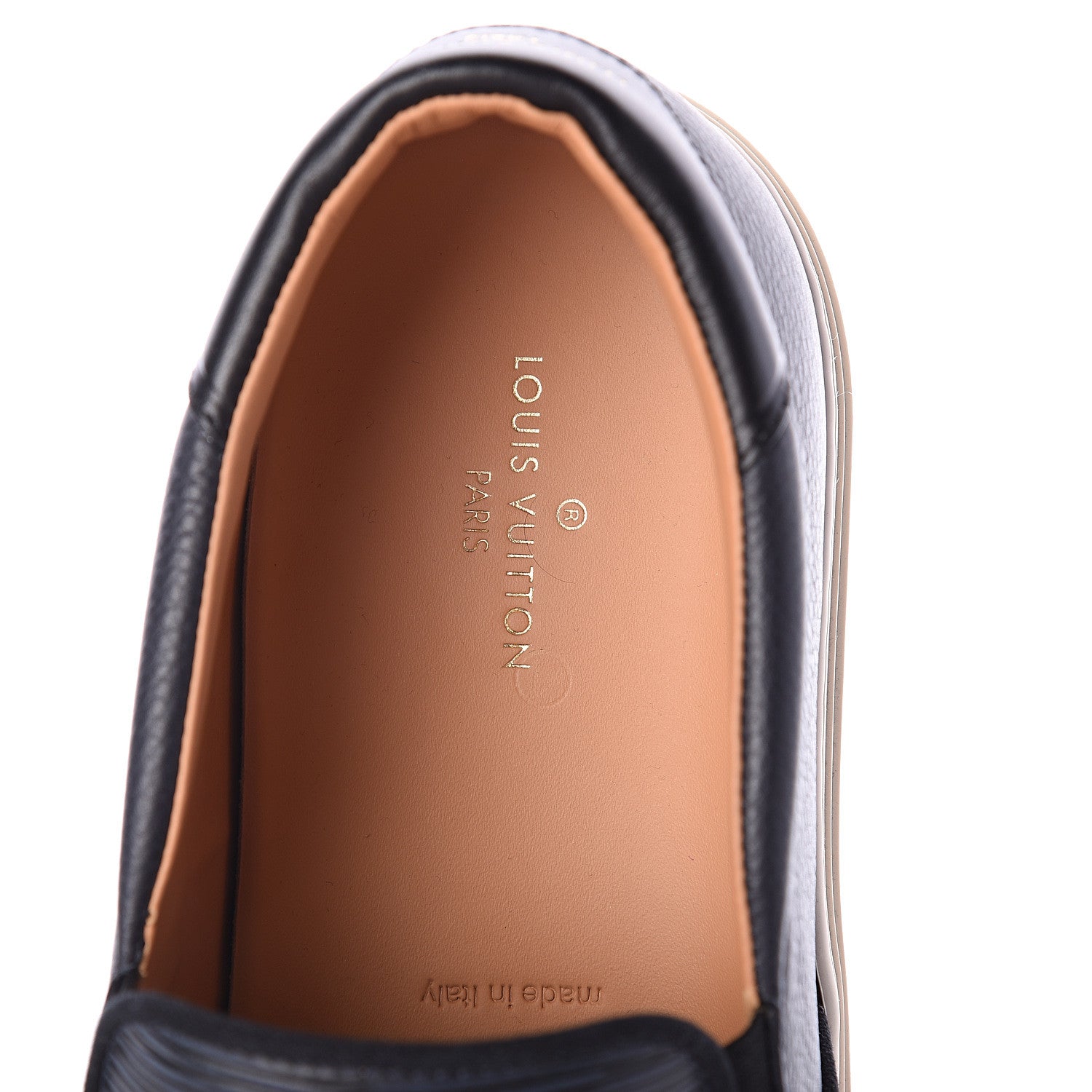 Louis Vuitton Epi Slip On Sneakers 10 Navy 6 of 7