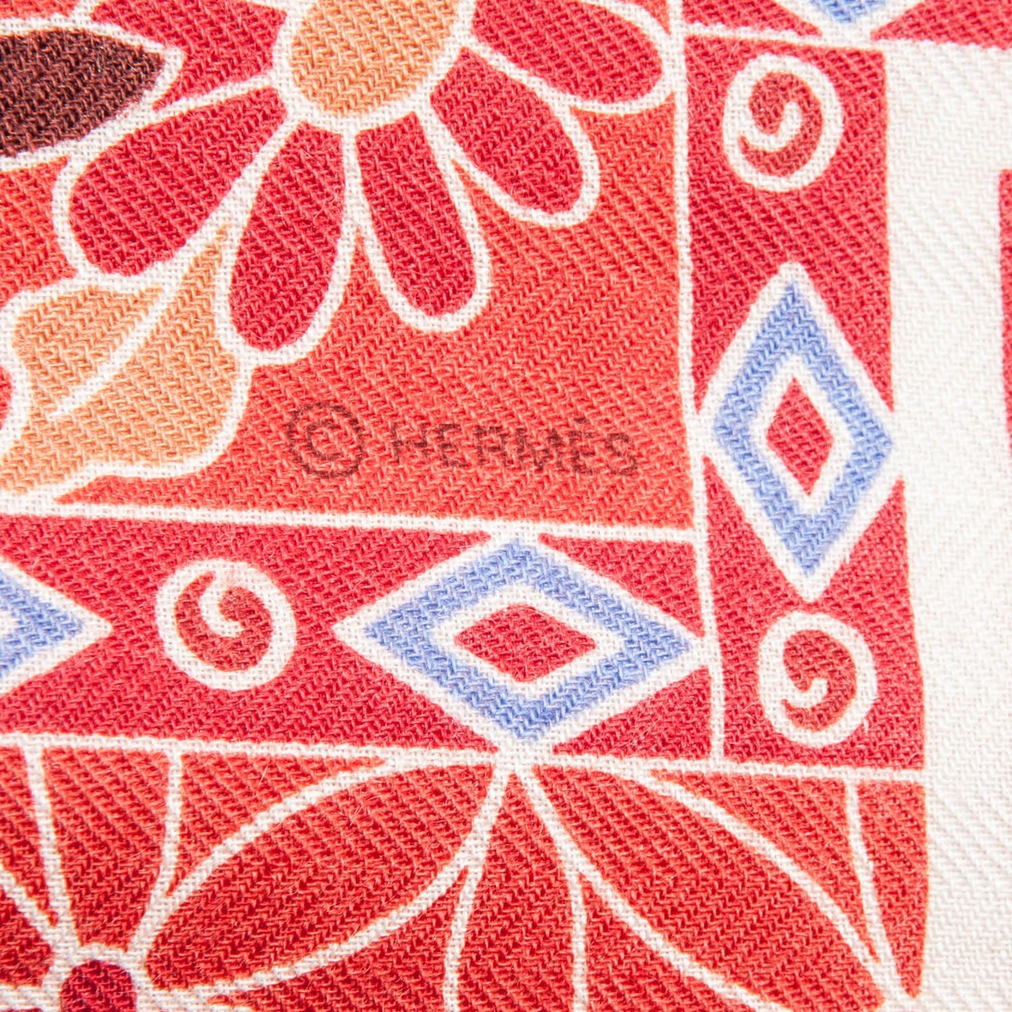 Cashmere Silk Collections Imperiales Shawl 140 Rosepale Corail Bleu