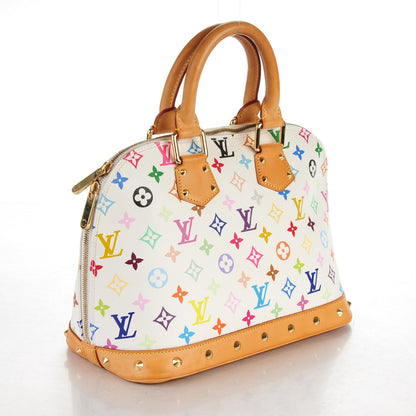 Louis Vuitton Monogram Multicolor Alma White 3 of 7