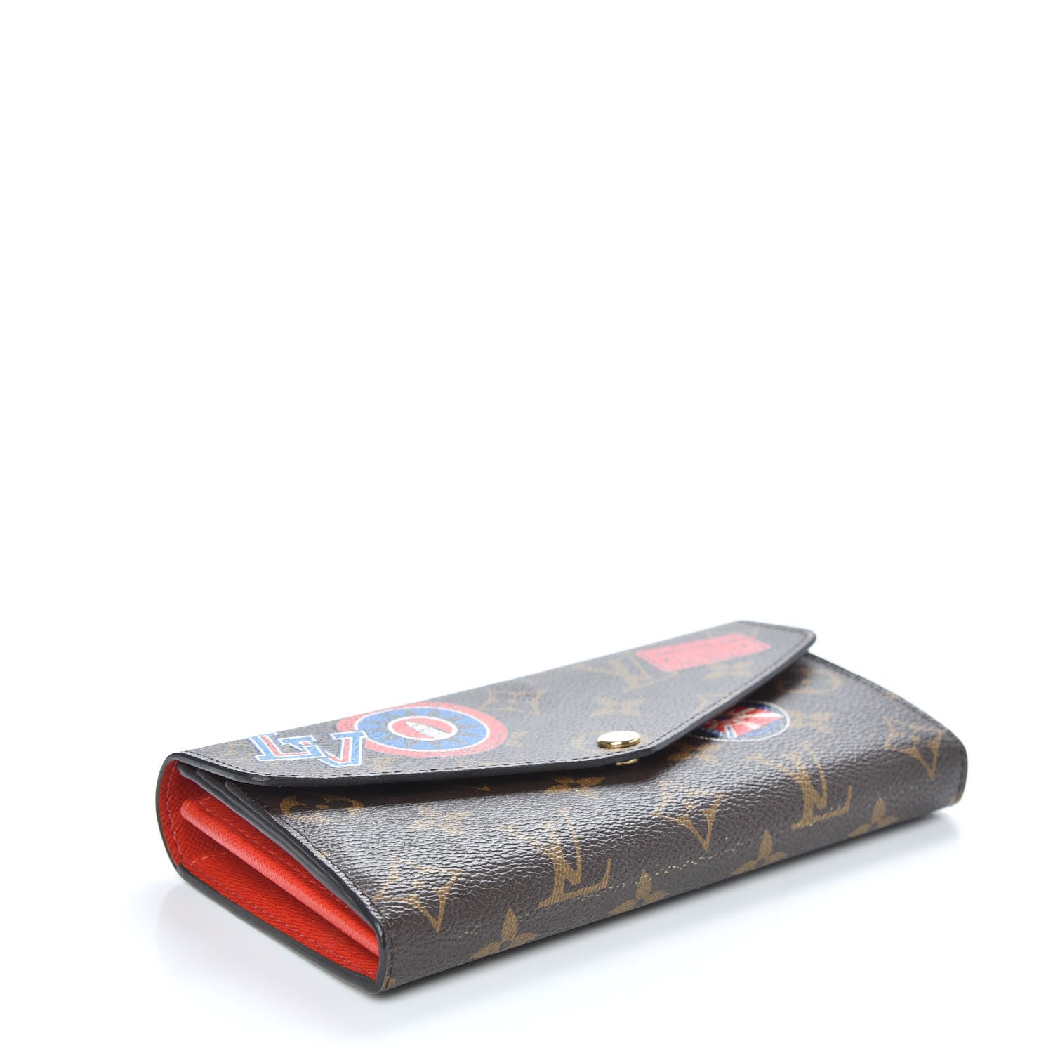 Louis Vuitton Monogram World Tour Sarah Wallet 4 of 8