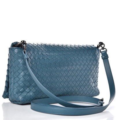 Bottega Veneta Nappa Intrecciato Dahlia Clutch Crossbody Canard 3 of 10