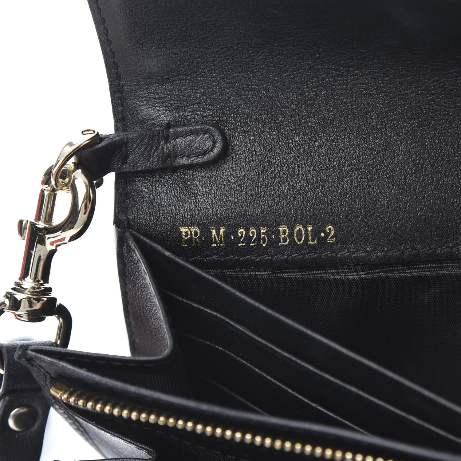 Valentino Garavani Calfskin Rockstud Wristlet Travel Wallet Black 8 of 13