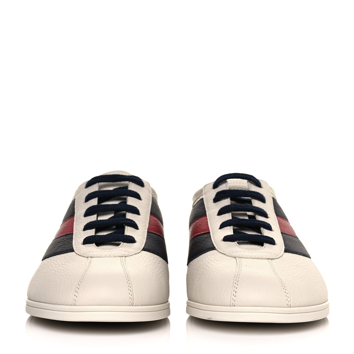 Calfskin Mens Falacer Sneakers 9.5 White Blue