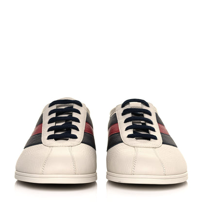 Gucci Calfskin Mens Falacer Sneakers 9.5 White Blue 2 of 9