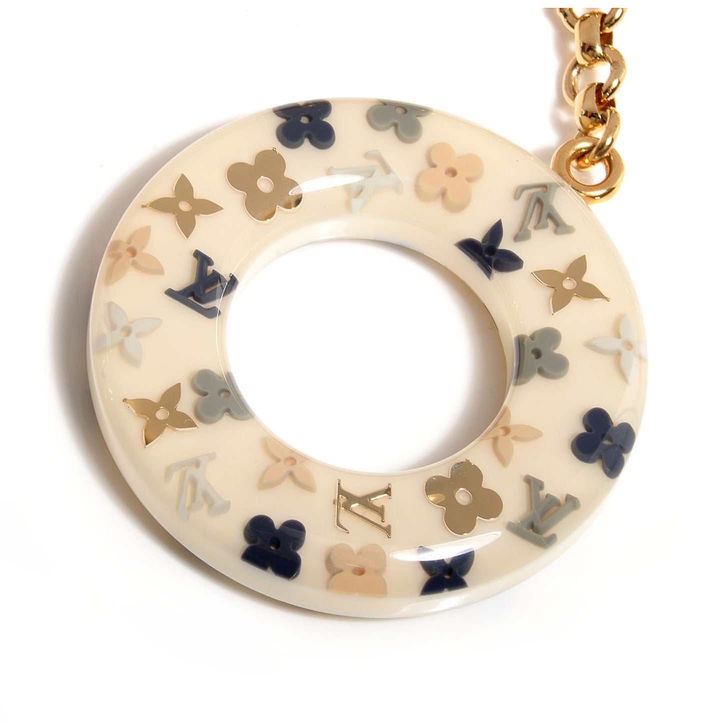 Marina Key Holder Bag Charm Azur