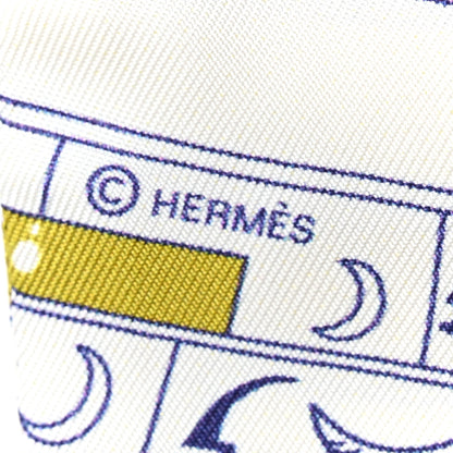 Hermes Silk Astrologie Twilly Purple Green 4 of 6