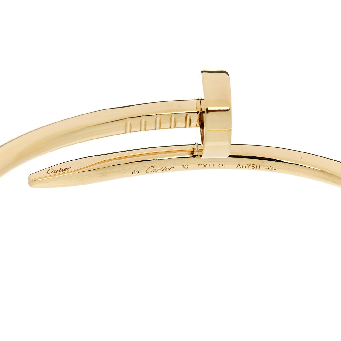 18K Yellow Gold Juste Un Clou Bracelet 16