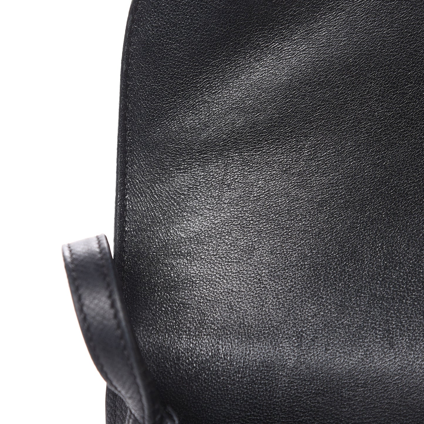 Baby Grained Calfskin Small Trotteur Black