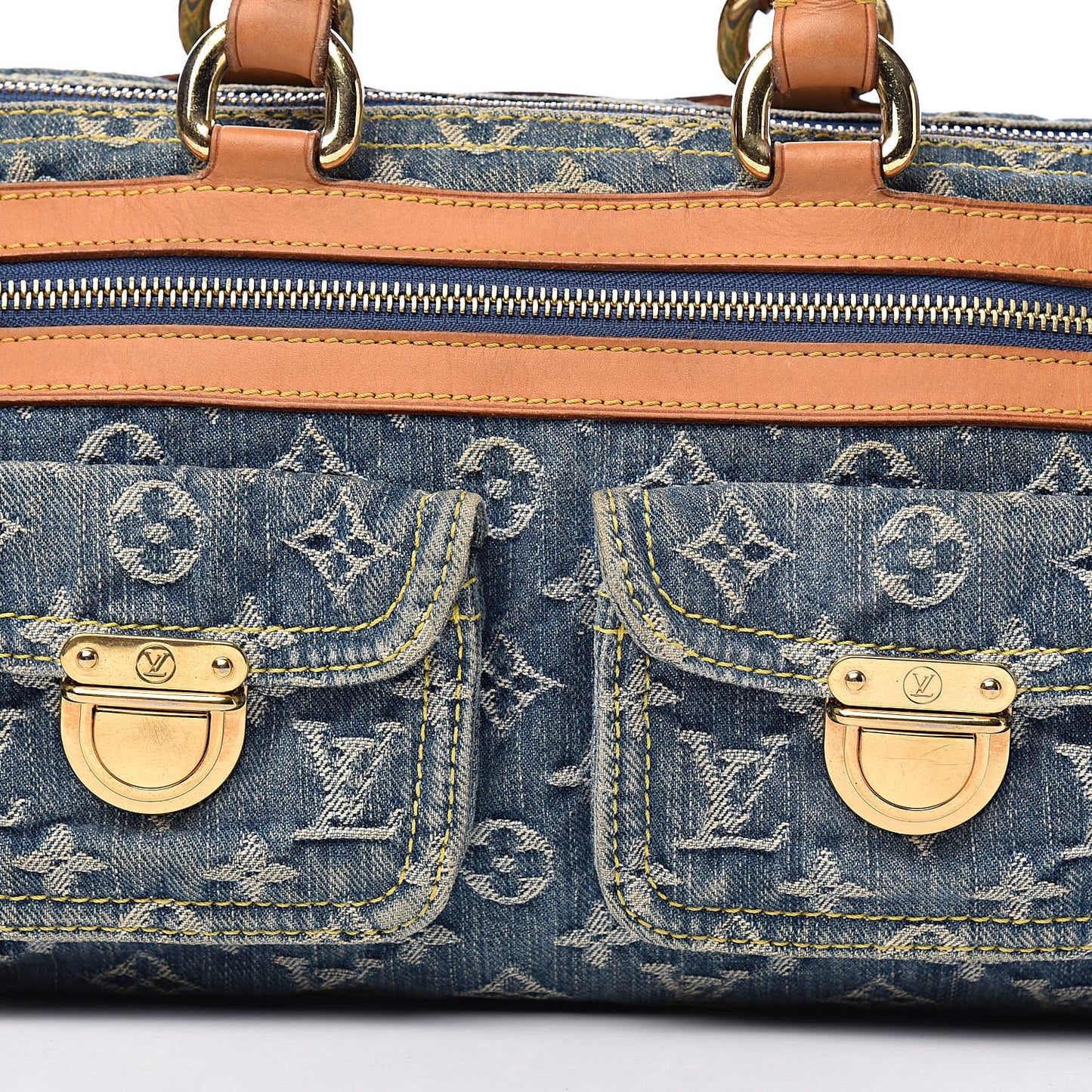 Monogram Denim Neo Speedy Blue