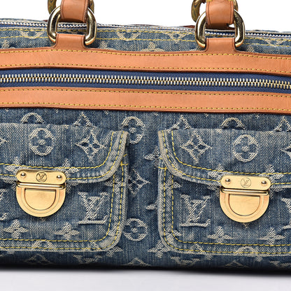Louis Vuitton Monogram Denim Neo Speedy Blue 19 of 19