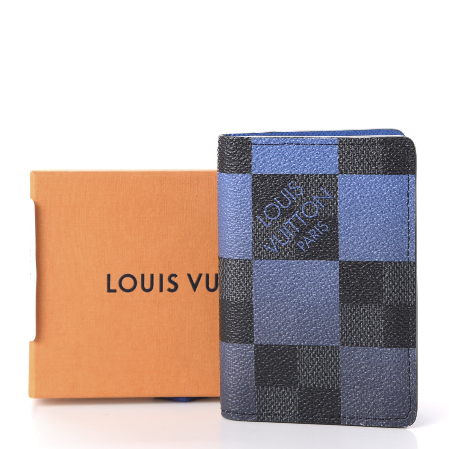 Louis Vuitton Damier Graphite Giant Pocket Organizer Blue 10 of 10
