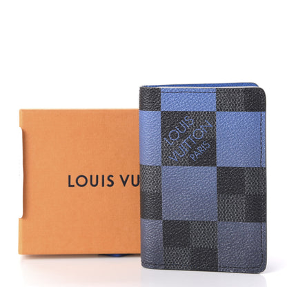 Louis Vuitton Damier Graphite Giant Pocket Organizer Blue 10 of 10