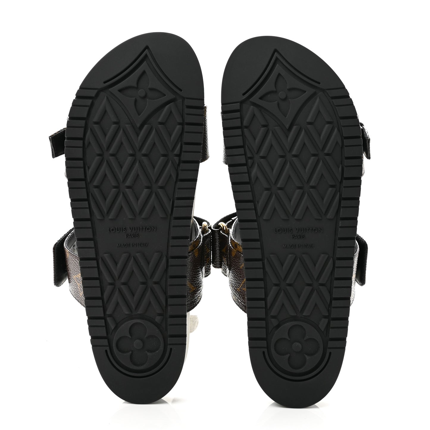 Monogram Bom Dia Mule Sandals 38.5 Black
