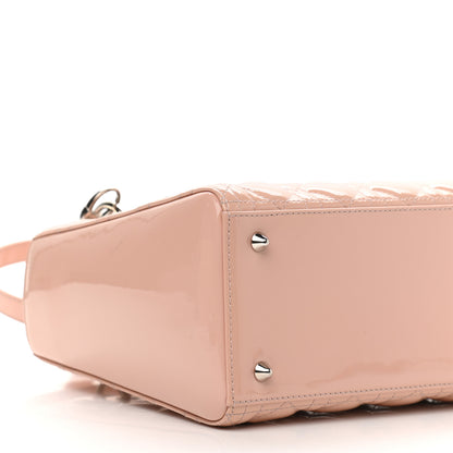 Christian Dior Patent Cannage Medium Lady Dior Rose Clair 4 of 9
