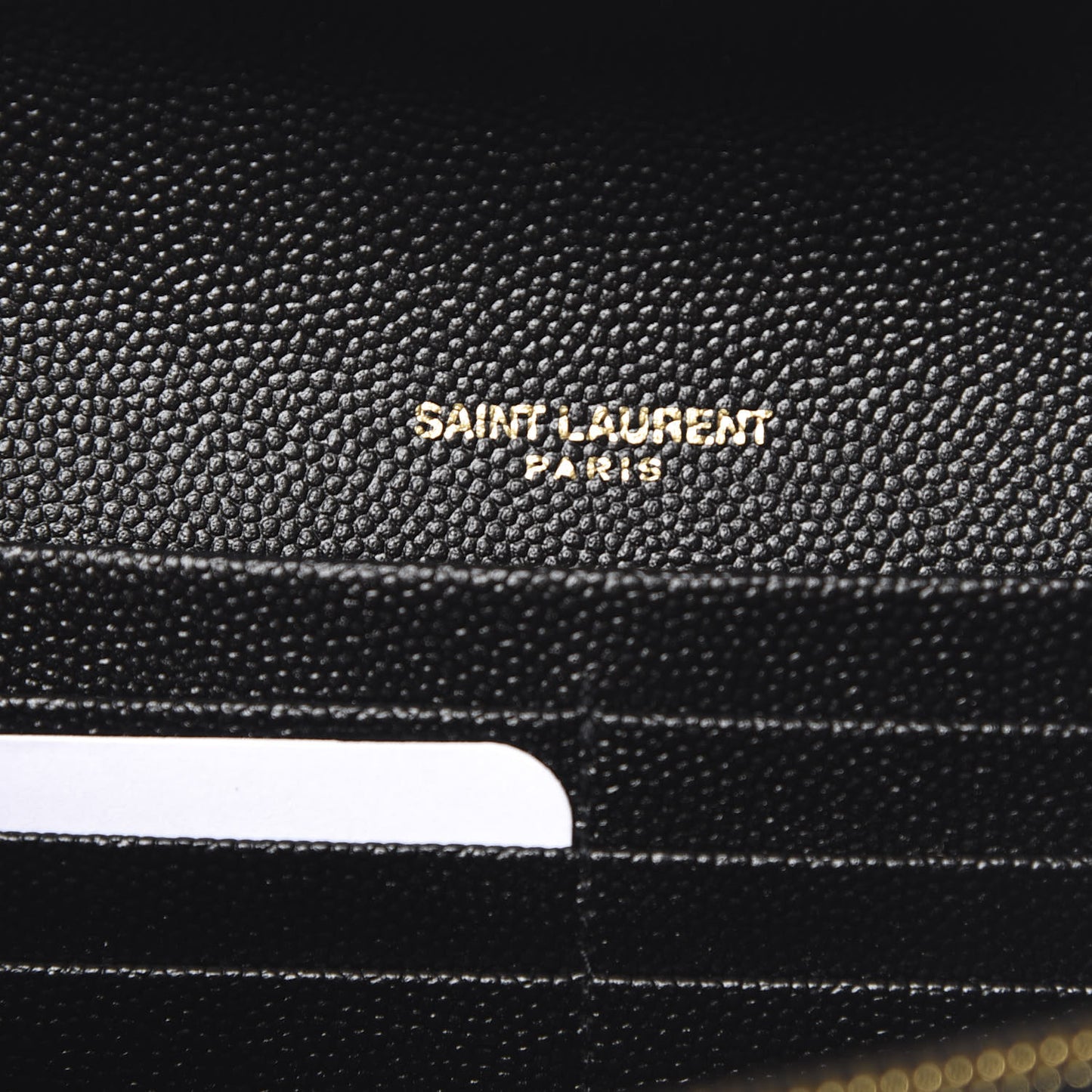 Grain De Poudre Matelasse Monogram Large Vicky Continental Wallet Black