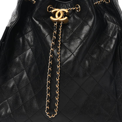 Chanel Caviar Quilted Medium Chanel 25 Handbag Black 8 of 11