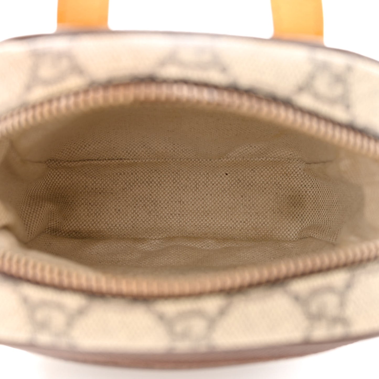GG Supreme Monogram Mini Neo Vintage Double Zip Messenger Bag Beige New Acero Crop