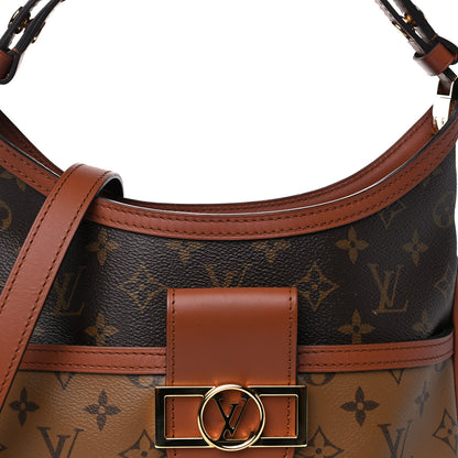 Louis Vuitton Reverse Monogram Dauphine Hobo PM 9 of 14