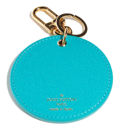 Louis Vuitton Monogram Illustre V Bag Charm Key Ring Turquoise 4 of 6