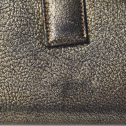 Alexander McQueen Metallic Calfskin Skull Continental Wallet Antique Gold 12 of 16